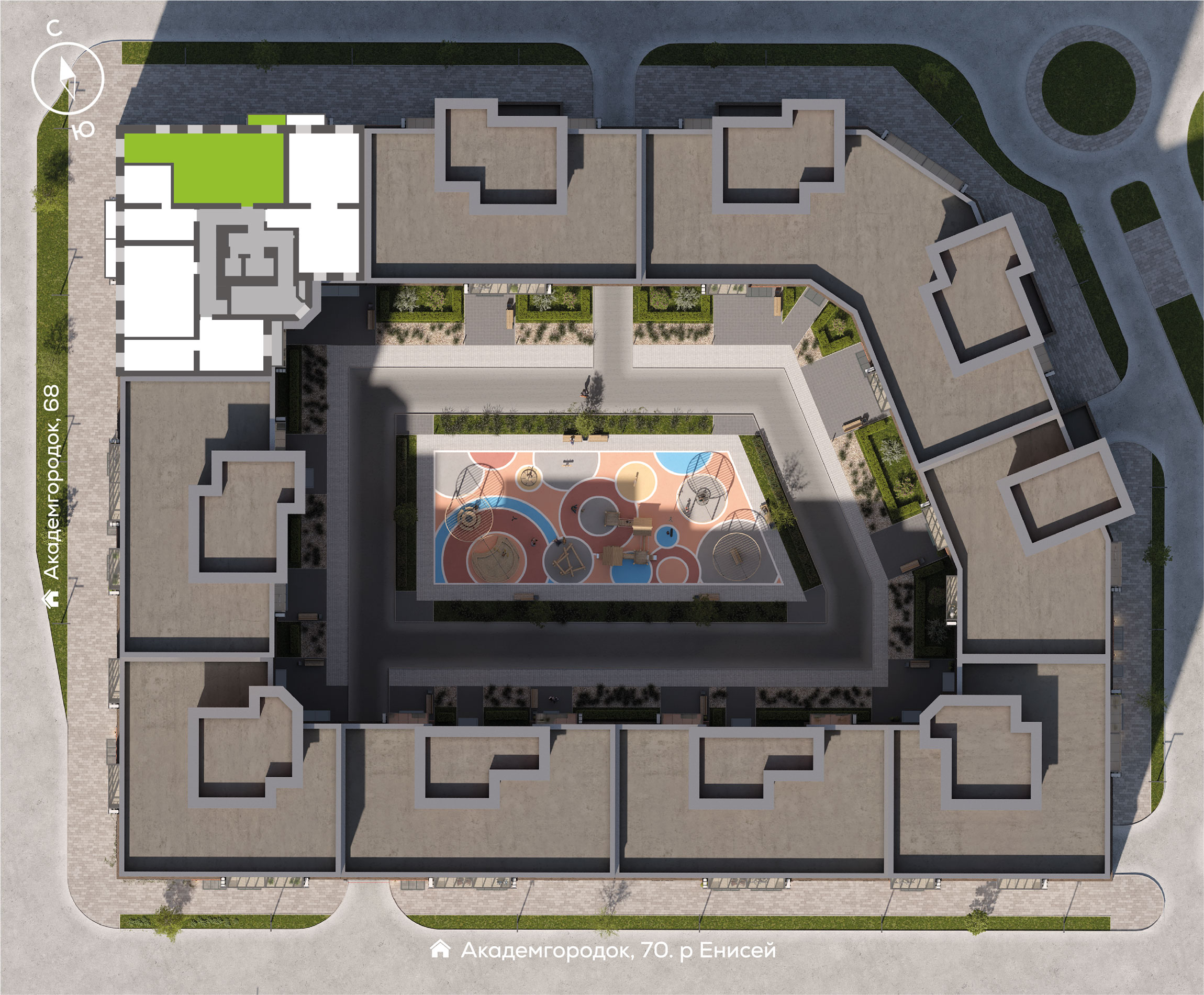 Академгородок, Дом №3, квартира №102 Генплан Академгородок, Дом №3, квартира №102