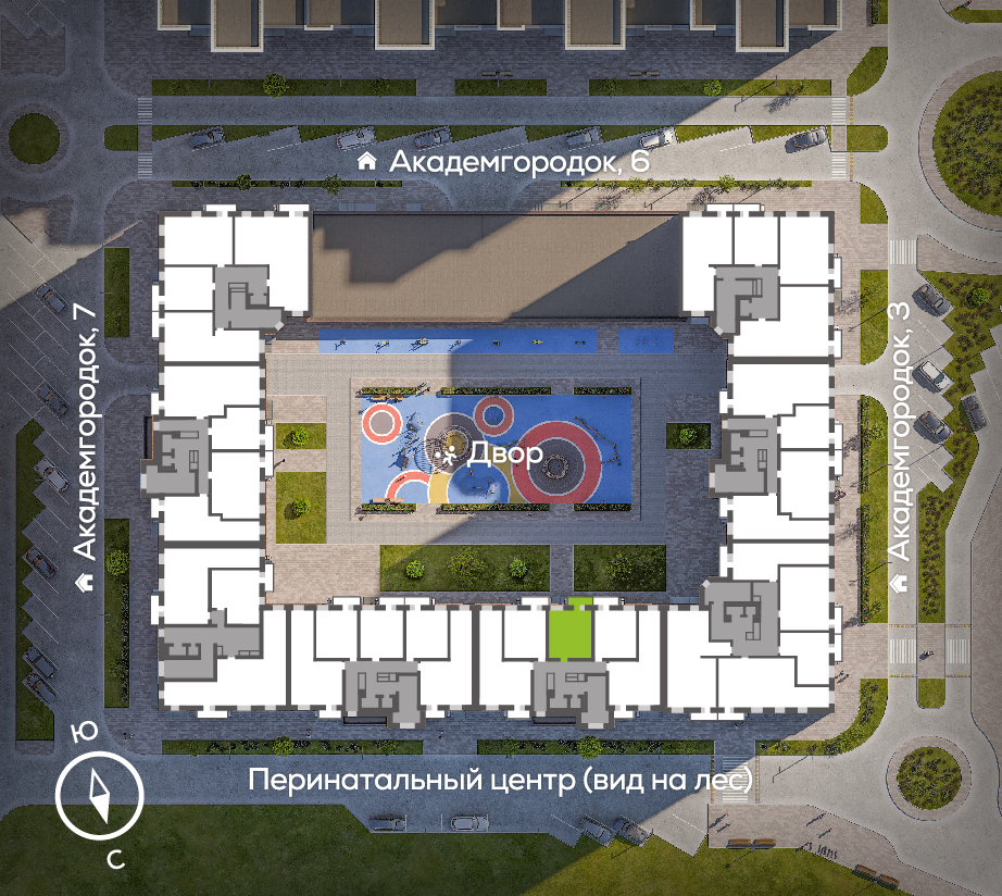 Академгородок, Дом №5, квартира №183 Генплан Академгородок, Дом №5, квартира №183