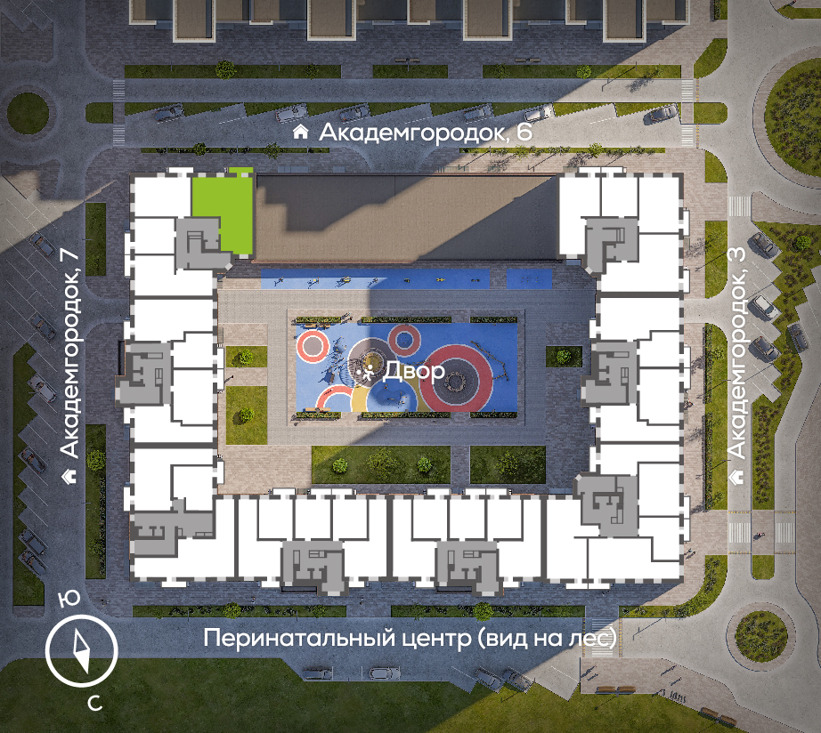 Академгородок, Дом №5, квартира №420 Генплан Академгородок, Дом №5, квартира №420