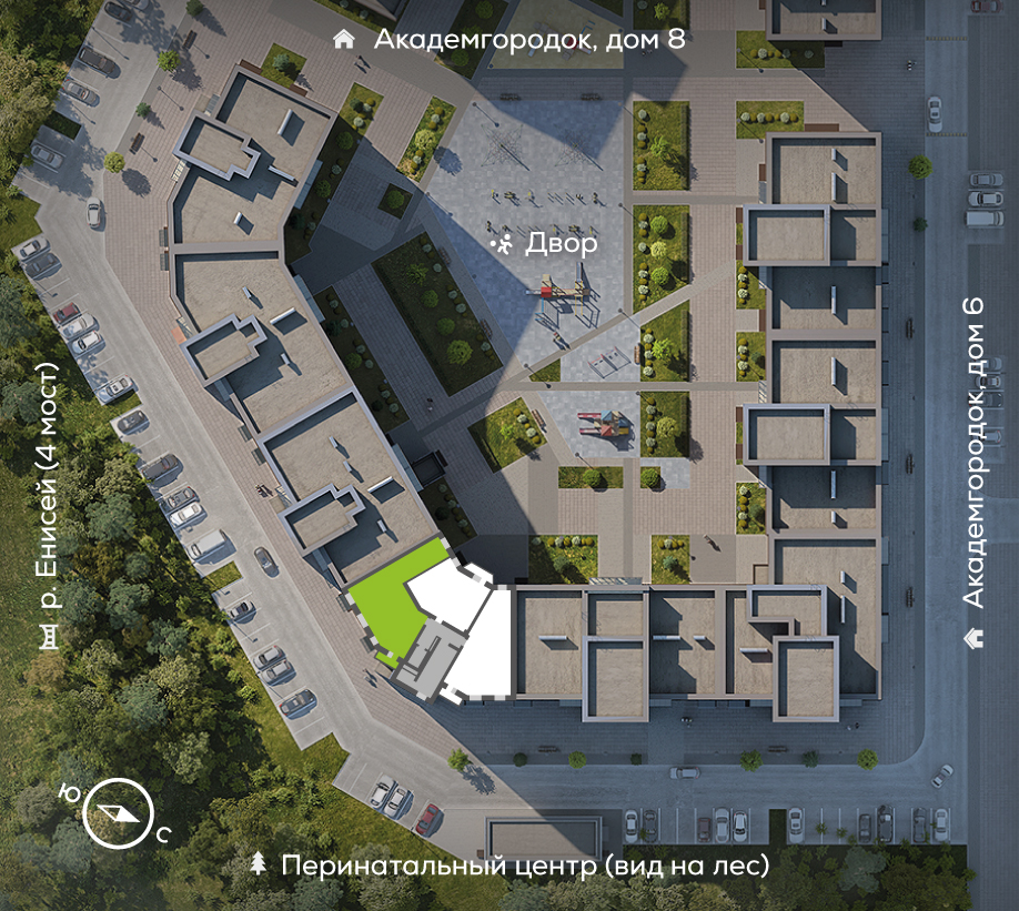 Академгородок, Дом №7, квартира №219 Генплан Академгородок, Дом №7, квартира №219