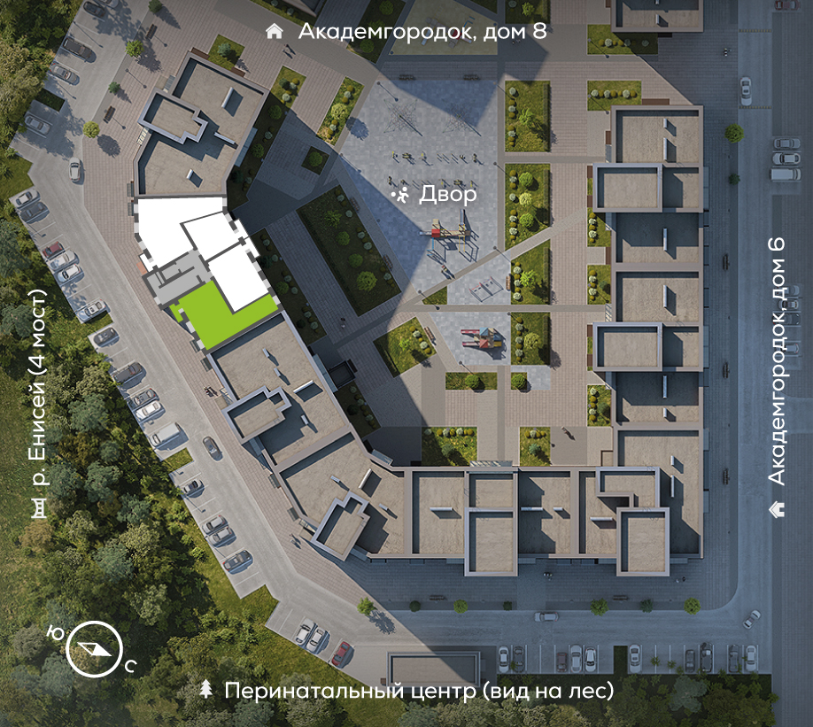 Академгородок, Дом №7, квартира №272 Генплан Академгородок, Дом №7, квартира №272