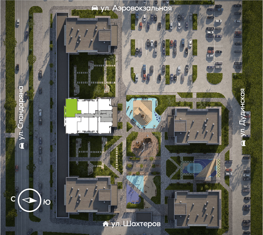 Генплан Спандаряна, Дом №2, квартира №227
