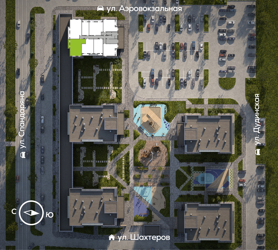 Генплан Спандаряна, Дом №2, квартира №298