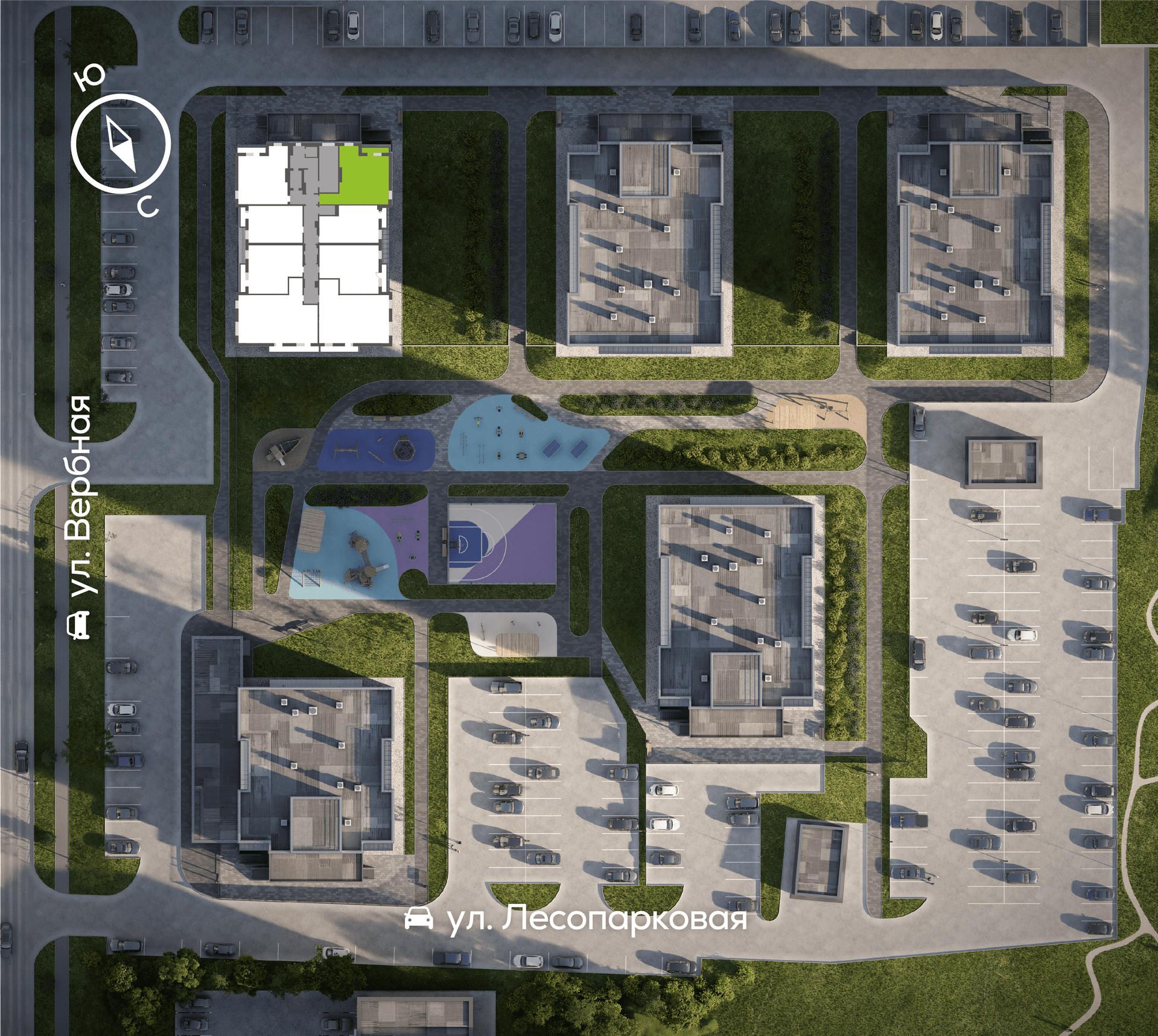 Генплан Свободный-Вербная, Дом №3, квартира №398