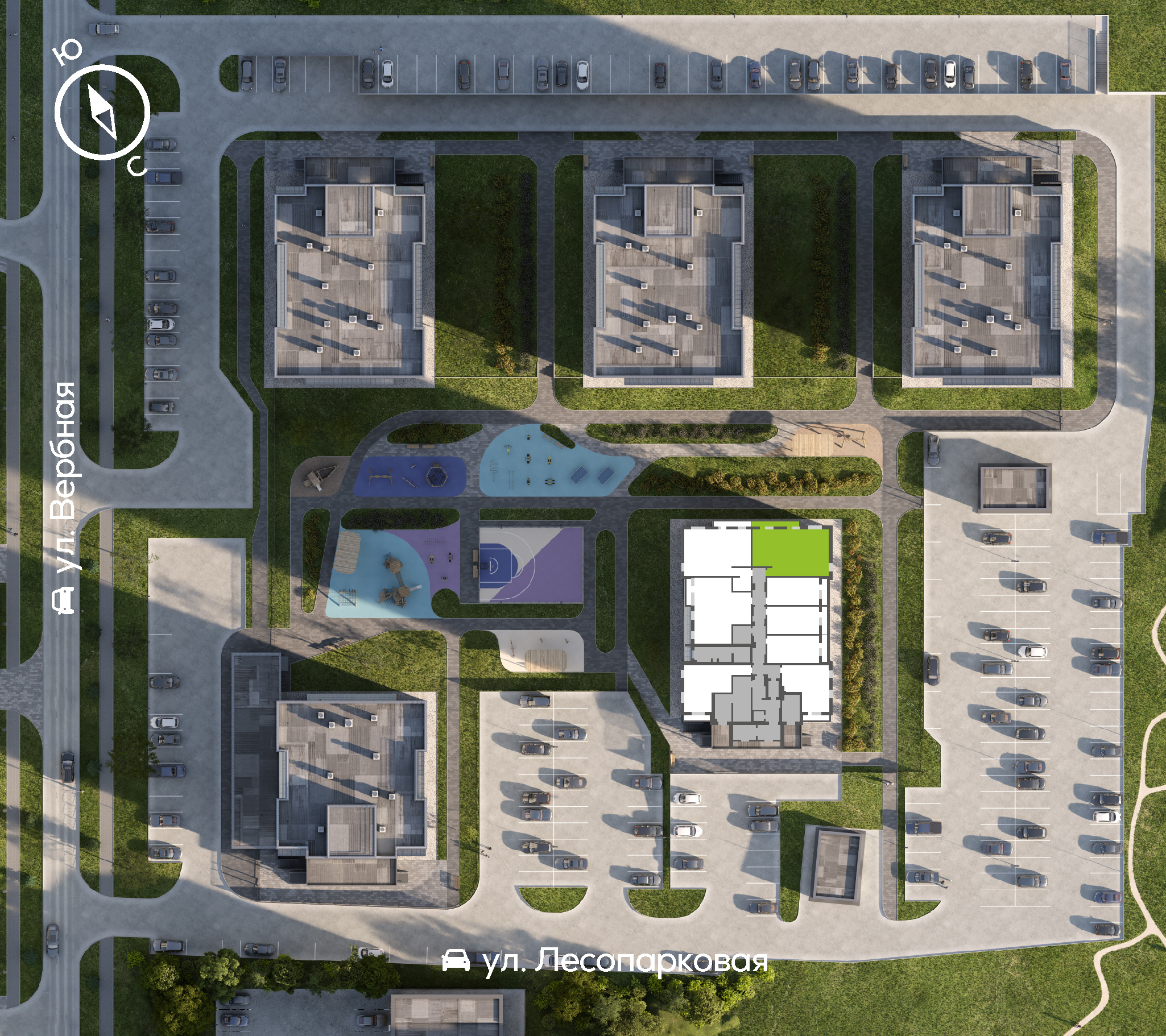 Свободный-Вербная, Дом №4, квартира №4 Генплан Свободный-Вербная, Дом №4, квартира №4