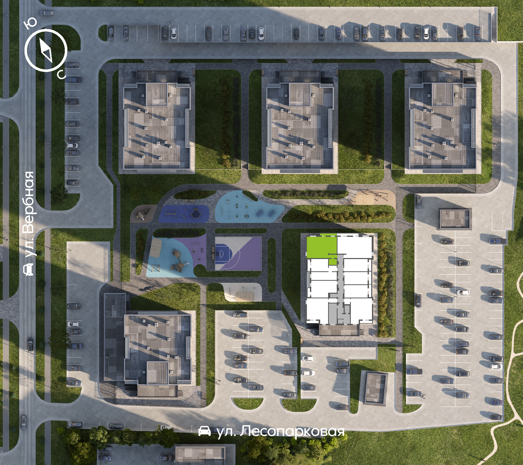 Свободный-Вербная, Дом №4, квартира №93 Генплан Свободный-Вербная, Дом №4, квартира №93